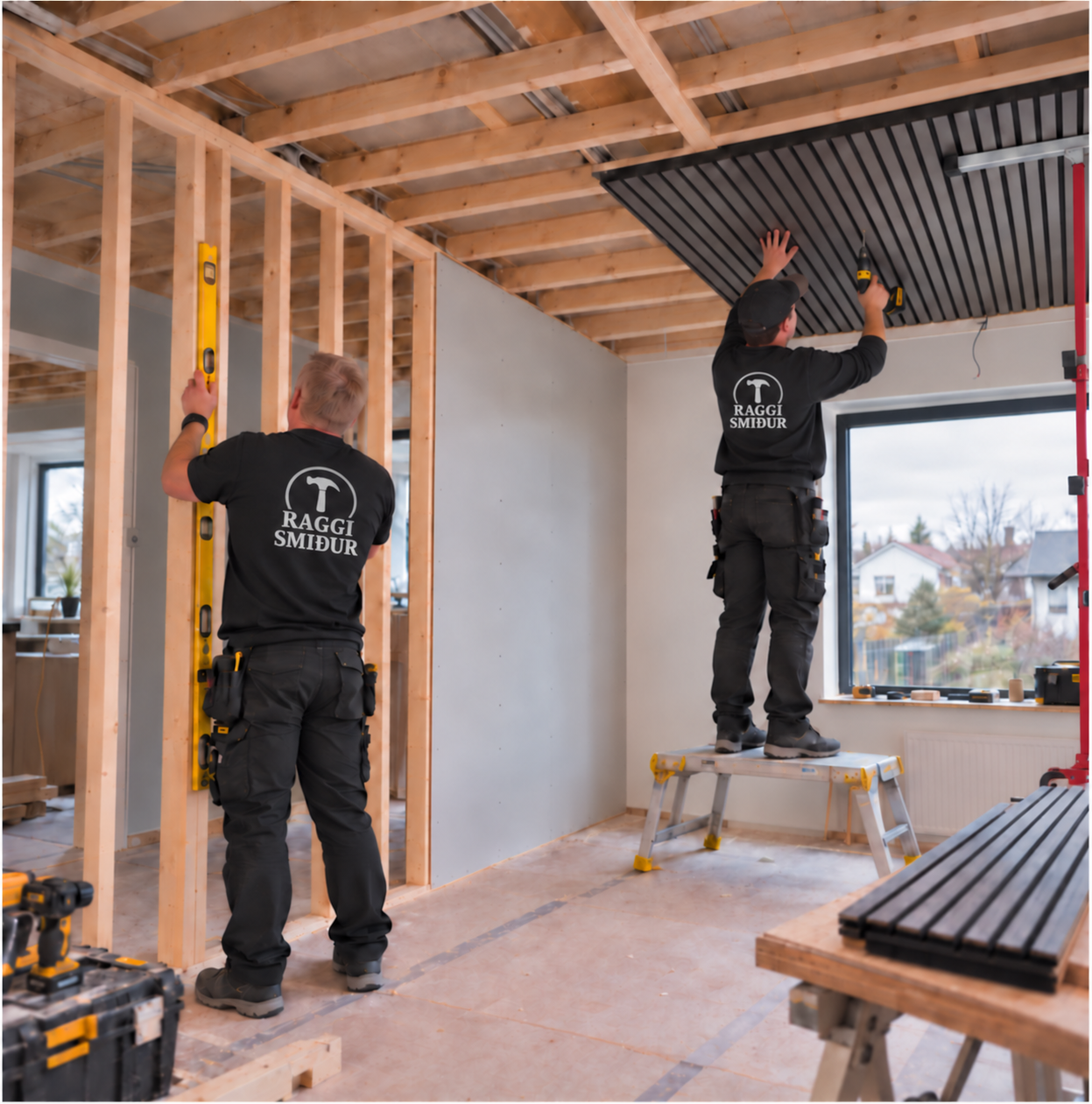 loft veggir